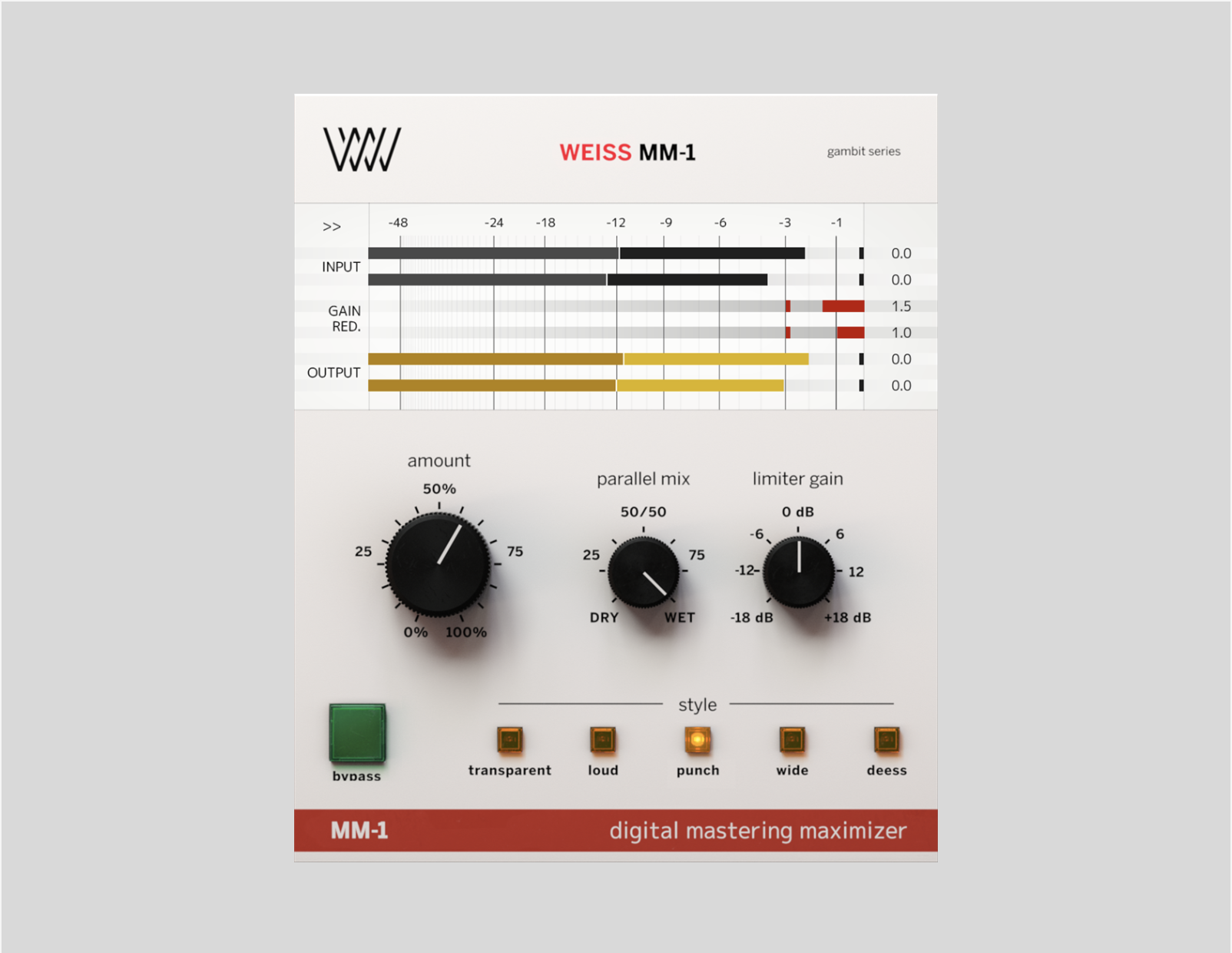 Softube WEISS MM1 MAXIMIZER